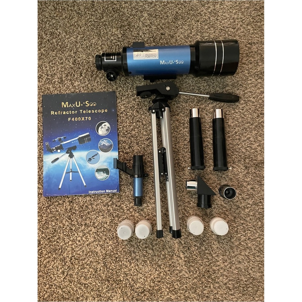 Blue Refractor Telescope F400x70
